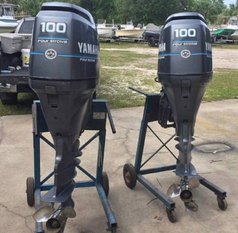 Used Yamaha 100hp Twin Outboard Motor for sale